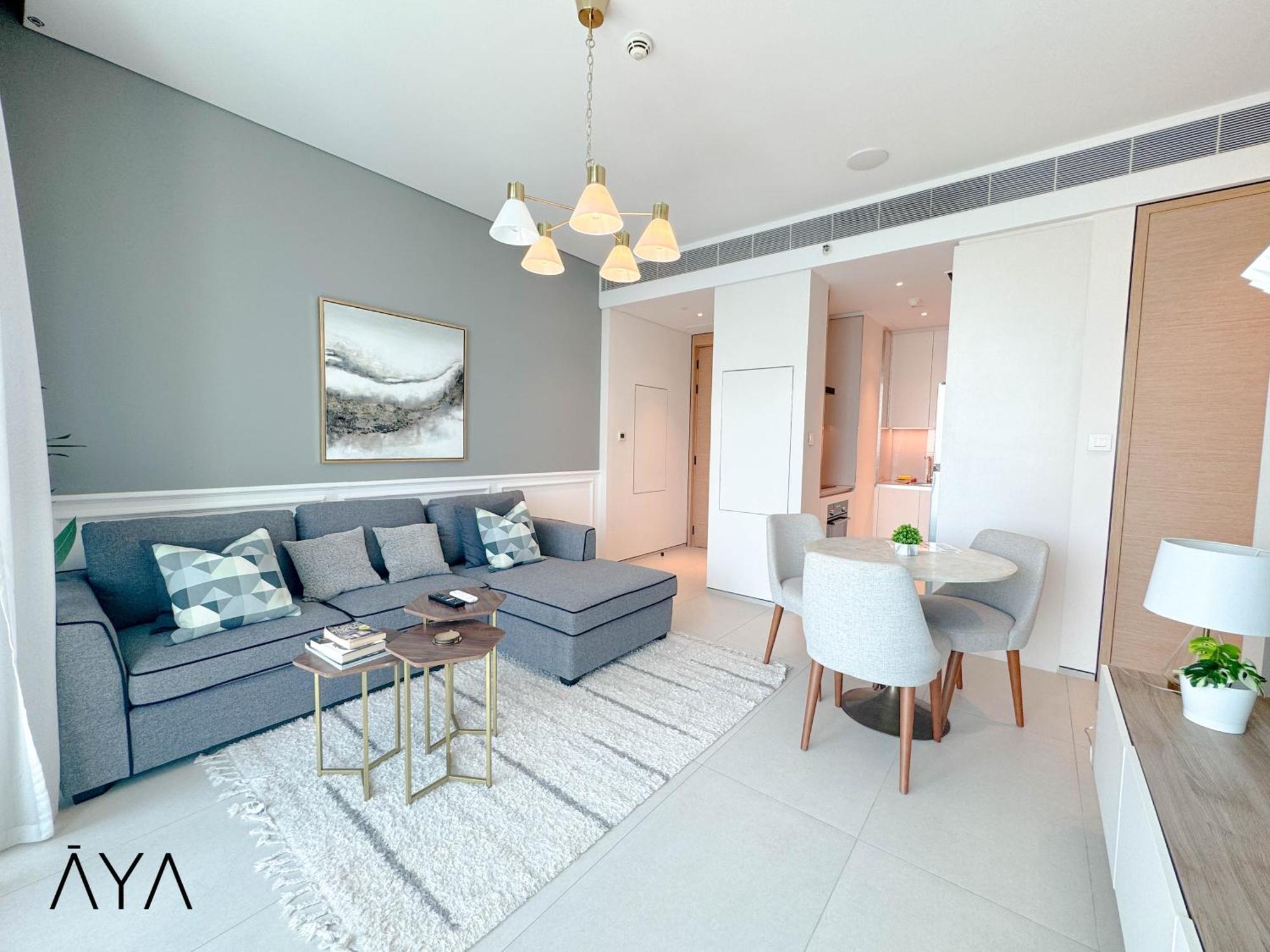 Jumeirah Gate Tower 1 - Stylish Apartment With Pool & City Views Dubai Bagian luar foto