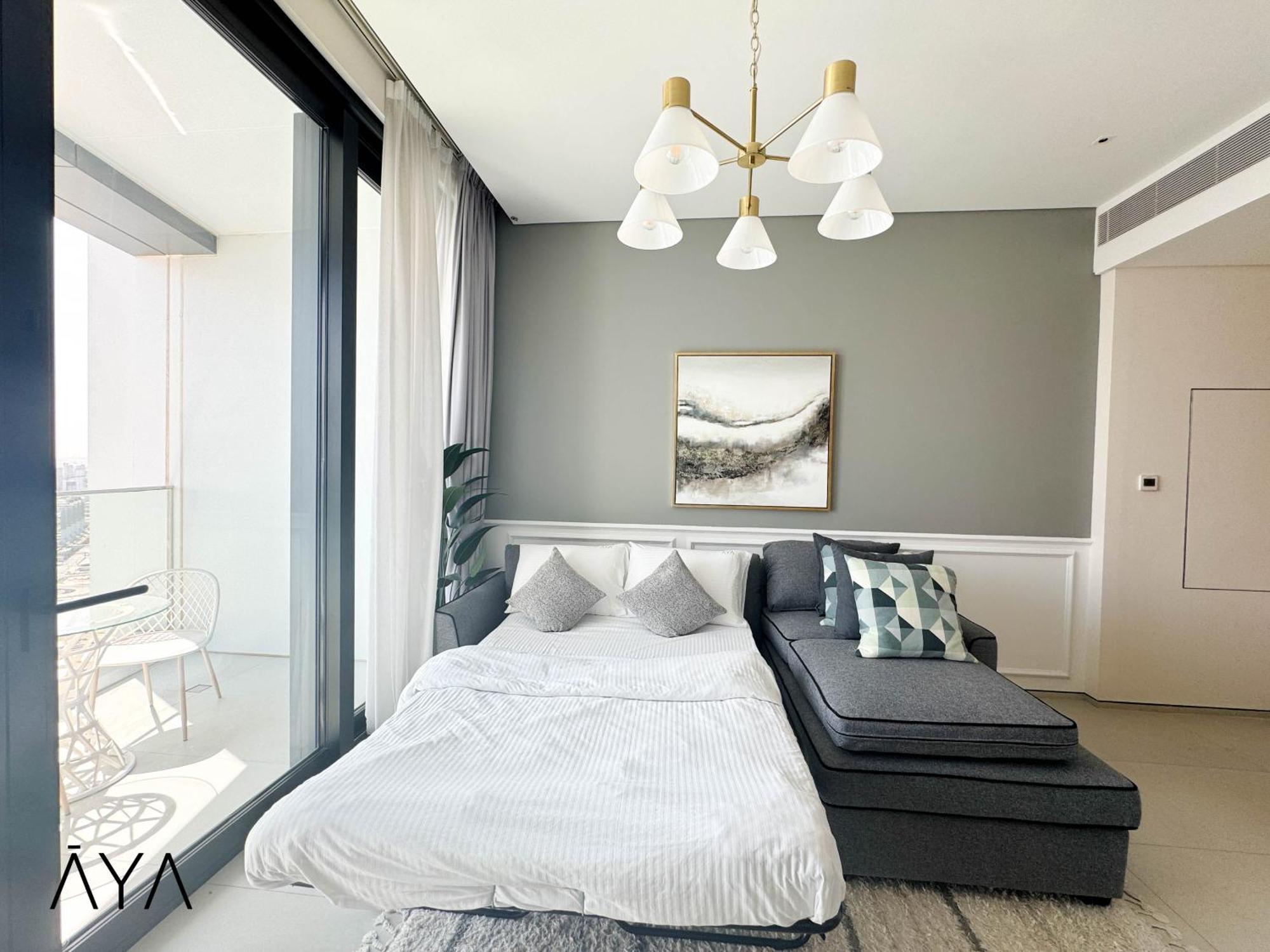 Jumeirah Gate Tower 1 - Stylish Apartment With Pool & City Views Dubai Bagian luar foto